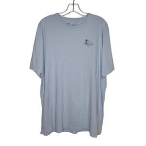 Travis Mathew light blue diamond graphic short sleeve tee shirt - XL
